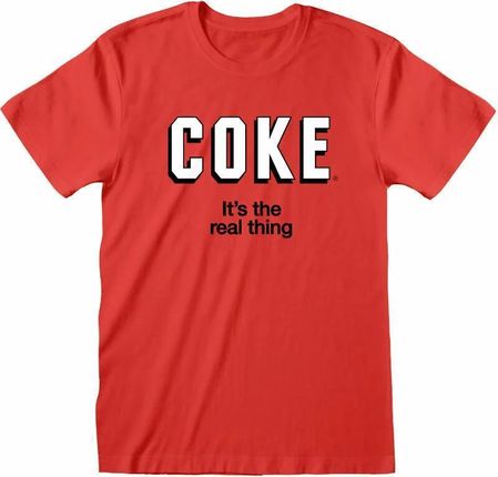 Coca-Cola Koszulka Its The Real Thing Czerwony L