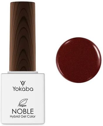 Yokaba 34 Garnet Glow Lakier Hybrydowy Noble Hybrid Gel Color Coat Uv/Led 7ml