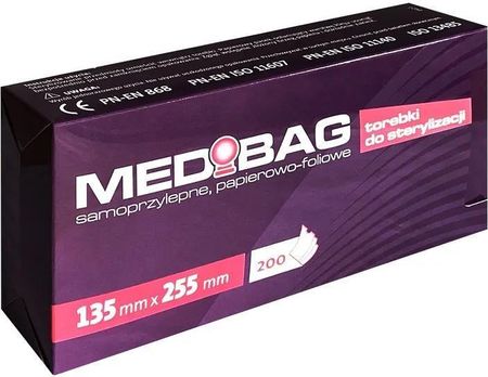Medilab Medibag 135X255 Mm Torebki Do Sterylizacji
