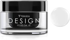 Zdjęcie Yokaba 02 Snow White Design Uv/Led Gel 50ml - Tłuszcz