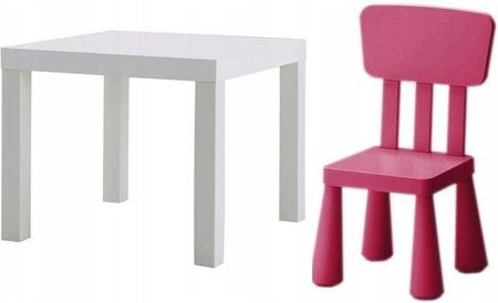 Ikea Stolik Lack + Krzesełko Mammut Dla Dziecka