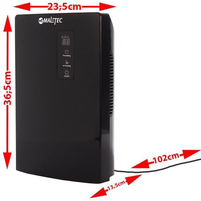 Maltec Osuszacz Powietrza Pochłaniacz Wilgoci Dh-2200 Czarny - zdjęcie 6 Maltec Osuszacz Powietrza Pochłaniacz Wilgoci Dh-2200 Czarny