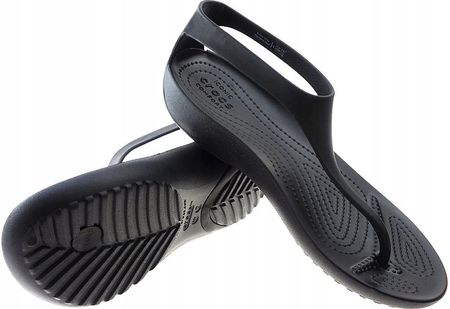 Crocs Serena Flip W japonki 205468 czarne 39/40 - Ceny i