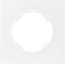 Zdjęcie Electromalt Ramka Pojedyncza Plastikowa Biała OVA1001W - Tarczyn