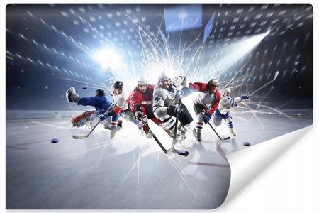 Fototapeta Na Siłownie Hokej Sport 3D Lód 135X90