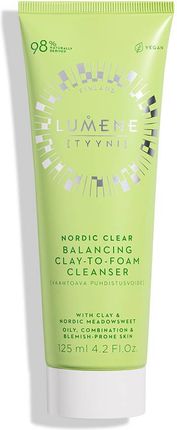 Lumene TYYNI Nordic Clear Normalizująca kremowa pianka do mycia twarzy 125ml