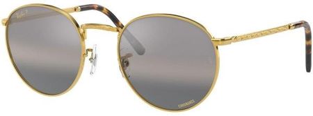Ray-Ban New Round Chromance Collection RB3637 9196G3 Polarized L (53)
