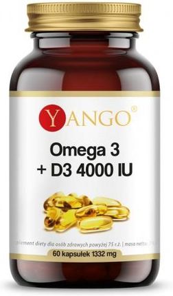 Yango Omega 3 + D3 4000 IU 60 kaps.