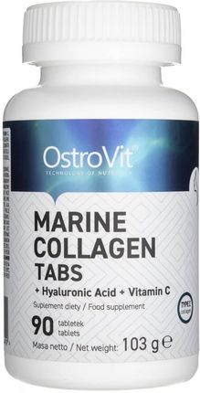 Ostrovit Marine Collagen+ Hyaluronic Acid + Vitamin C 90 Kaps.