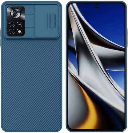 Etui Nillkin CamShield do Xiaomi Poco X4 Pro 5G (Niebieskie)