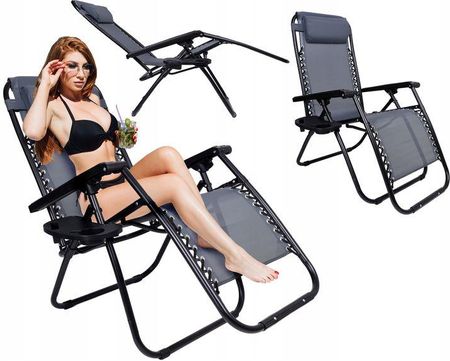 Krzesło Ogrodowe Fotel Składany Leżak Krzesło Zero Gravity