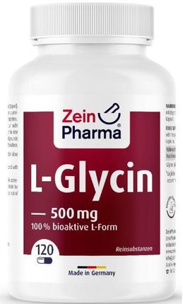Zein Pharma L Glicyna 500Mg 120 Kapsułek