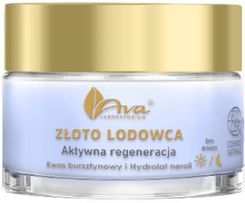 Zdjęcie AVA ZŁOTO LODOWCA Krem do twarzy na dzień i na noc  Aktywna regeneracja, 50ml - Biała Podlaska