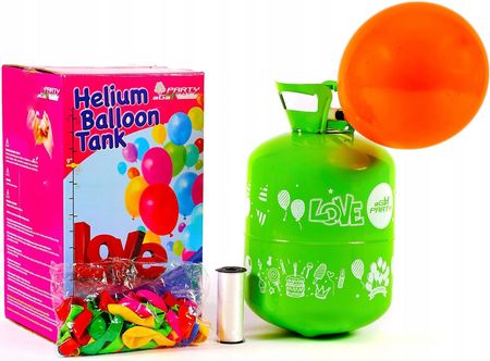 Butla Z Helem 0,42 M3 Na 50 Balonów + 50X Balony