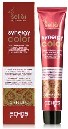 Echosline Kremowa farba do włosów bez amoniaku z arganem i keratyną - Echosline Seliar Synergy Color 8.3 Złocisty jasny blond