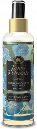 Tesori D`Oriente Perfumowana woda do ciała Sól i Kwiat Lotosu - d'Oriente Body Mist Fior Di Sale E Loto 200 ml