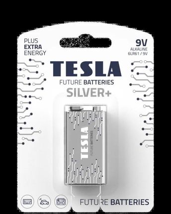 Bateria TESLA 9V Silver+