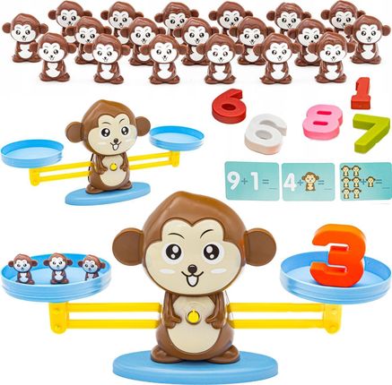 DK Nauka Liczenia - Waga Szalkowa Małpka - Monkey Balance