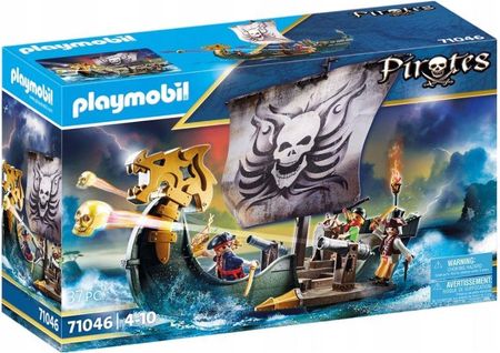 Playmobil 71046 Pirates Statek Piracki Łódź