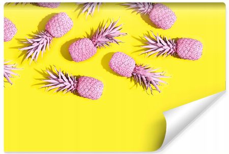 Muralo Fototapeta Do Kuchni Różowe Ananasy Owoce 180x120