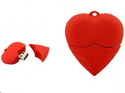 Pendrive PENDRIVE SERCE SERDUSZKO USB Prezent PAMIĘĆ 8GB - zdjęcie 1