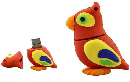 PENDRIVE PAPUGA Ptak ZWIERZĘ Prezent Flash USB 8GB
