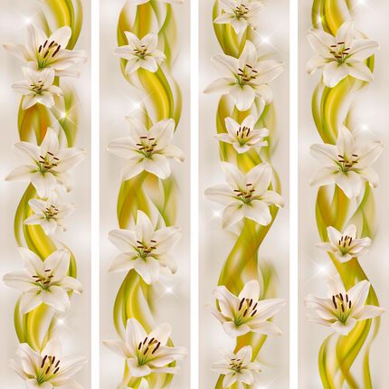 Murando Tapeta Samoprzylepna Kwiaty Lilie 10M B-A-0269-J-C