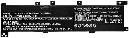 COREPARTS LAPTOP BATTERY FOR ASUS (MBXASBA0183)