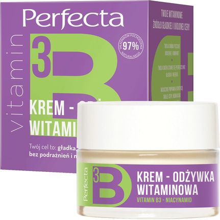 Perfecta Vitamins Wygładzający krem do twarzy z witaminą B3 50ml