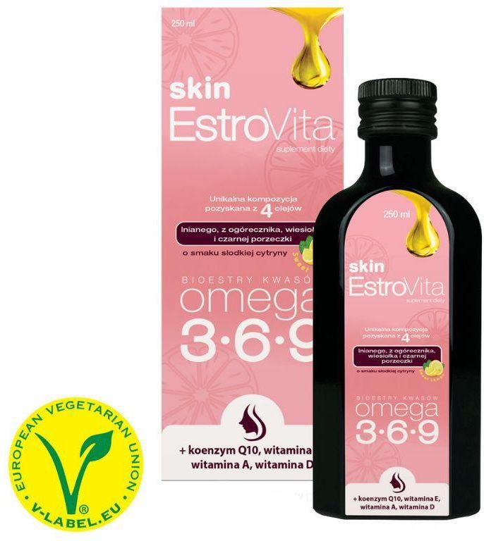 EstroVita Skin Sweet Lemon kwasy omega369 250ml Opinie i ceny na