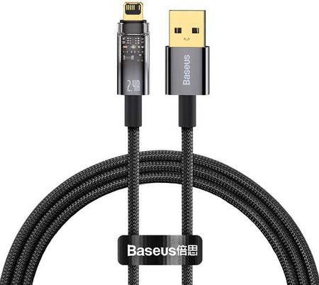 Baseus Explorer Series | Kabel USB Lightning do iPhone 5 6 7 8 X iPad 2.4A 1m