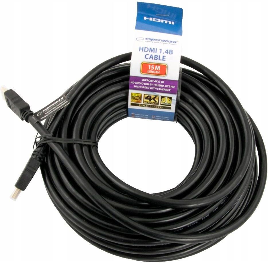Kabel Hdmi - Hdmi 15M 3D - 4K Full Hd V.1.4B (Eb191) - Opinie i ceny na ...