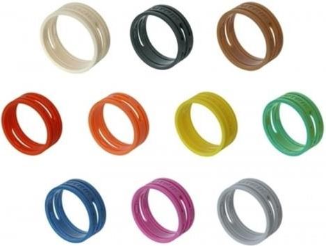Neutrik ACRM-9 Bague code couleur Blanche pour connecteur XLR série A