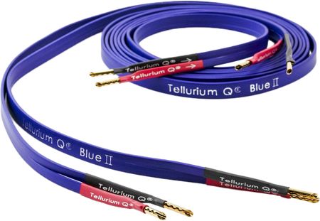 Tellurium Q Blue II – Kable głośnikowe konfekcja 2 x 1m