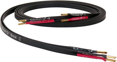 Tellurium Q Black II – Kable głośnikowe konfekcja 2 x 1m