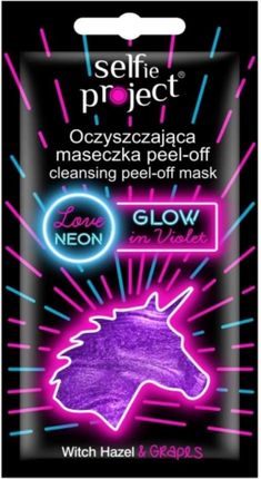 Selfie Project Glow In Violet Maska Do Twarzy 10G