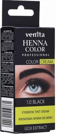 Venita Kremowa Henna Do Brwi Professional Color Cream Eyebrow Tint 3.0 Dark Brown