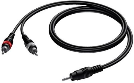 Kabel 2x RCA - jack 3.5mm Procab CAB711/1.5 1.5m