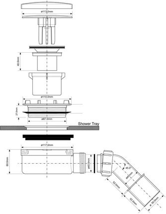 Mcalpine Syfon HC2730LWHNPB