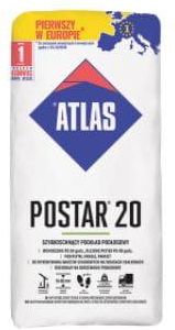 Atlas Podkład Cementowy Postar20 Szybkoschnący 25kg