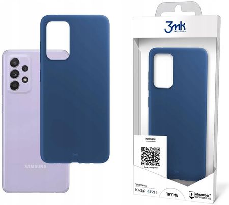Etui na Galaxy A52 A52s 5G 3mk Matt Case Blueberry