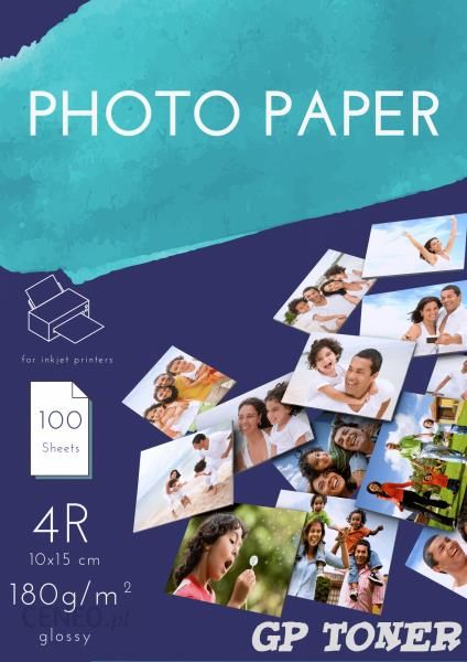Gp Toner Papier Fotograficzny Błyszczący 10x15 A6 4R 180g 100 szt PAP-A6-FOTO180 x2 (PAP4RFOTO180100)