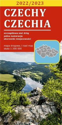 Mapa drogowa Czechy 1:440 000 lam w.2022