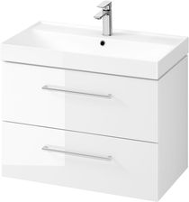 Cersanit Set B660 Szafka Z Umywalką Larga, 80Cm, 2 Szuflady, Biały S801 438 102666