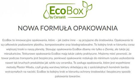 Cersanit Set 973 Moduo 50 Szafka + Umywalka Dsm Biała Ecobox S801 230 Eco 85658 - zdjęcie 2
