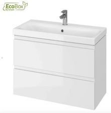 Zdjęcie Cersanit Set 980 Moduo Slim 80 Szafka + Umywalka Dsm Biała Ecobox S801 225 Eco 85660 - Mysłowice