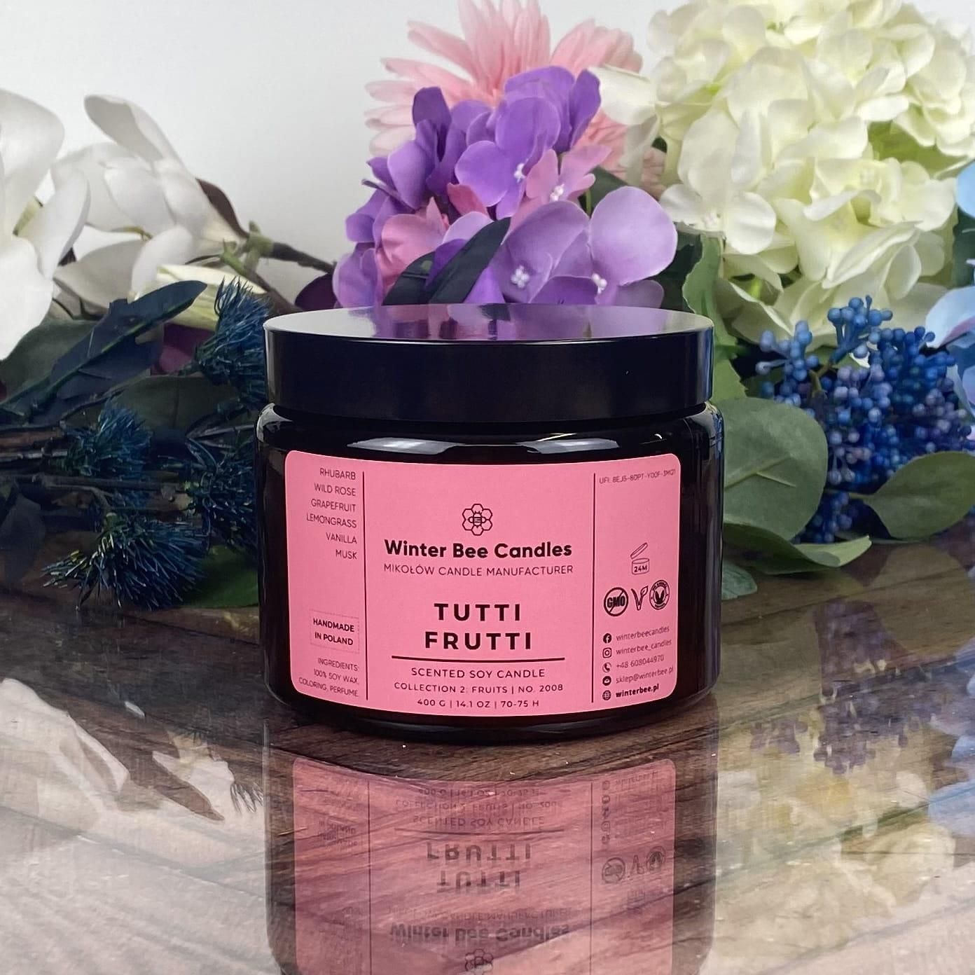 Winter Bee Candles Tutti Frutti Świeca 400G 303 Opinie i atrakcyjne