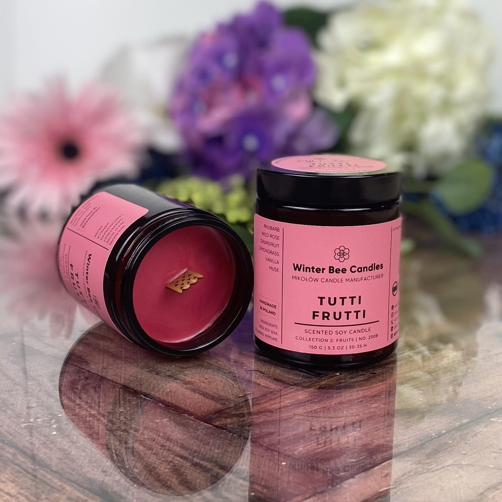 Winter Bee Candles Tutti Frutti Świeca 150G 304 Opinie i atrakcyjne