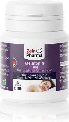 Zein Pharma - Melatonina, 1mg, 50kaps.