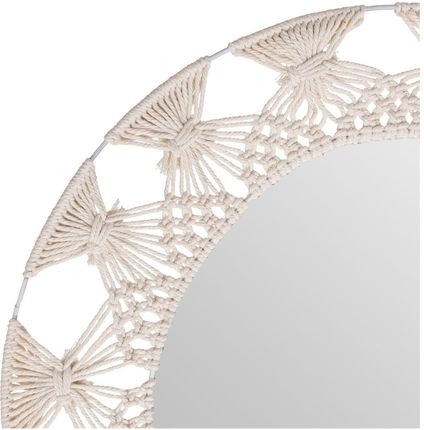 Atmosphera Bawełniane Lustro Ścienne 56 Cm Stylowe Lusterko 15454 - zdjęcie 3